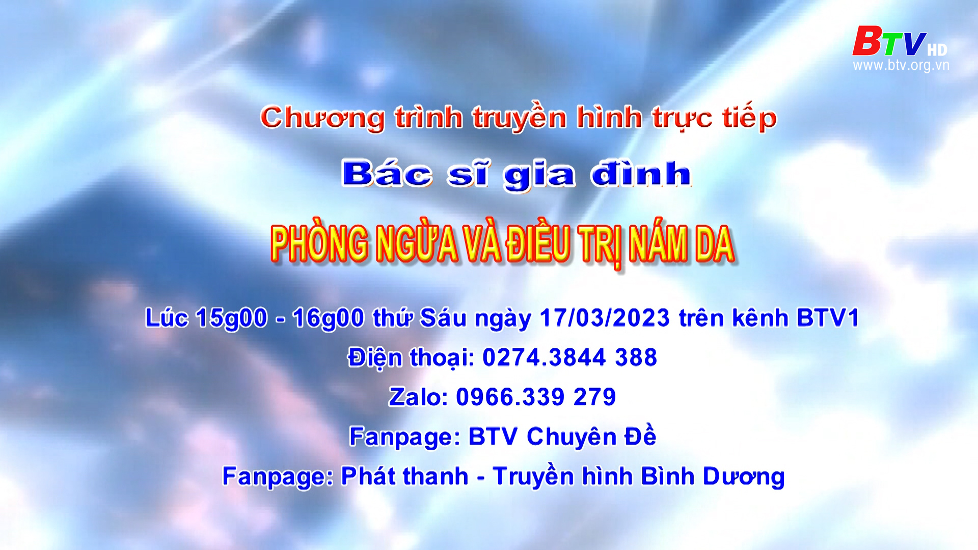 Bác sĩ Tư vấn trực tiếp cách phòng ngừa và điều trị nám da