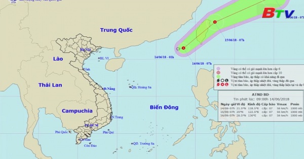 Tin áp thấp nhiệt đới trên biển Đông