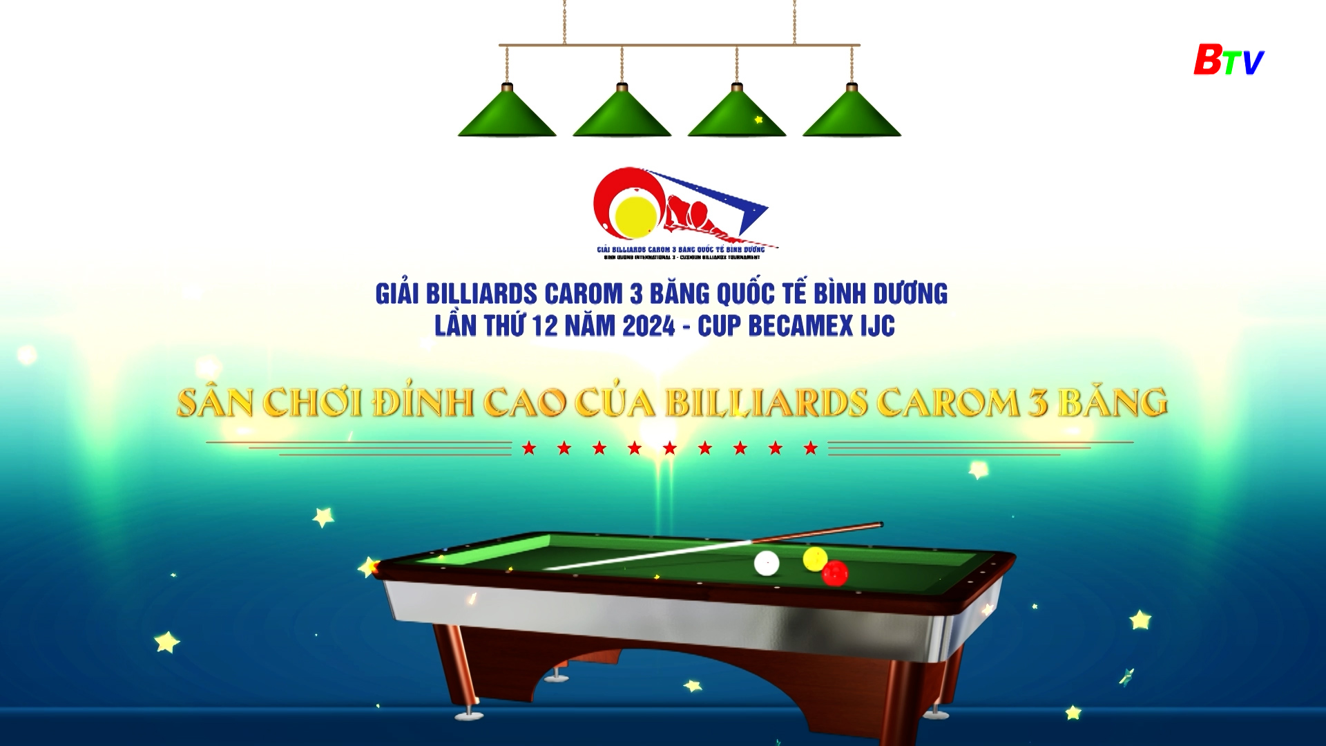 Giải Billiards Carom 3 băng Quốc tế Bình Dương lần thứ XII năm 2024 Cúp Becamex IJC