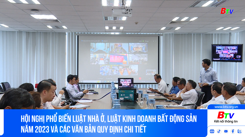 Hội nghị phổ biến Luật Nhà ở, Luật Kinh doanh bất động sản năm 2023 và các văn bản quy định chi tiết