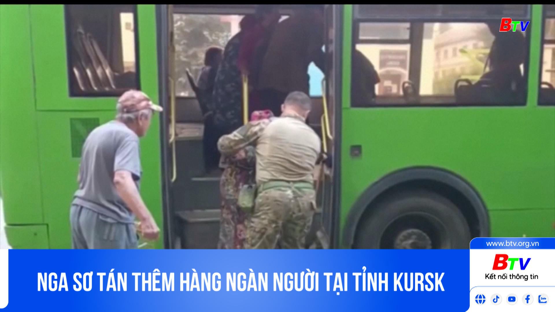 Nga sơ tán thêm hàng ngàn người tại tỉnh Kursk