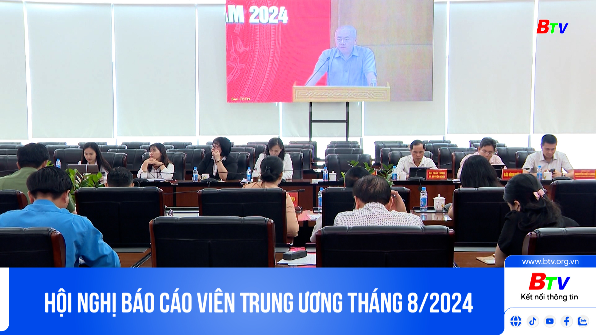 Hội nghị báo cáo viên Trung ương tháng 8/2024