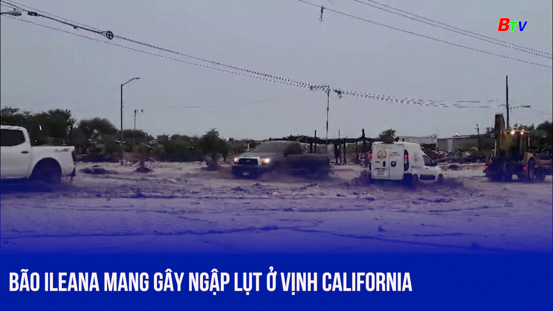 Bão Ileana mang gây ngập lụt ở vịnh California