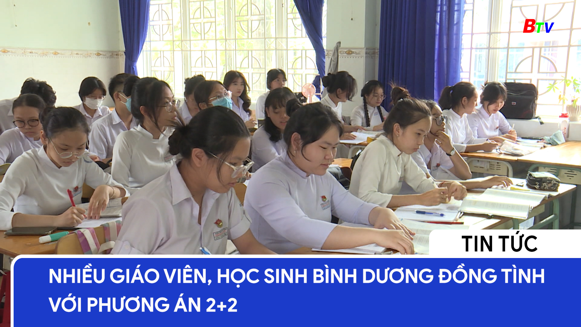 Nhiều giáo viên, học sinh Bình Dương đồng tình với phương án 2+2