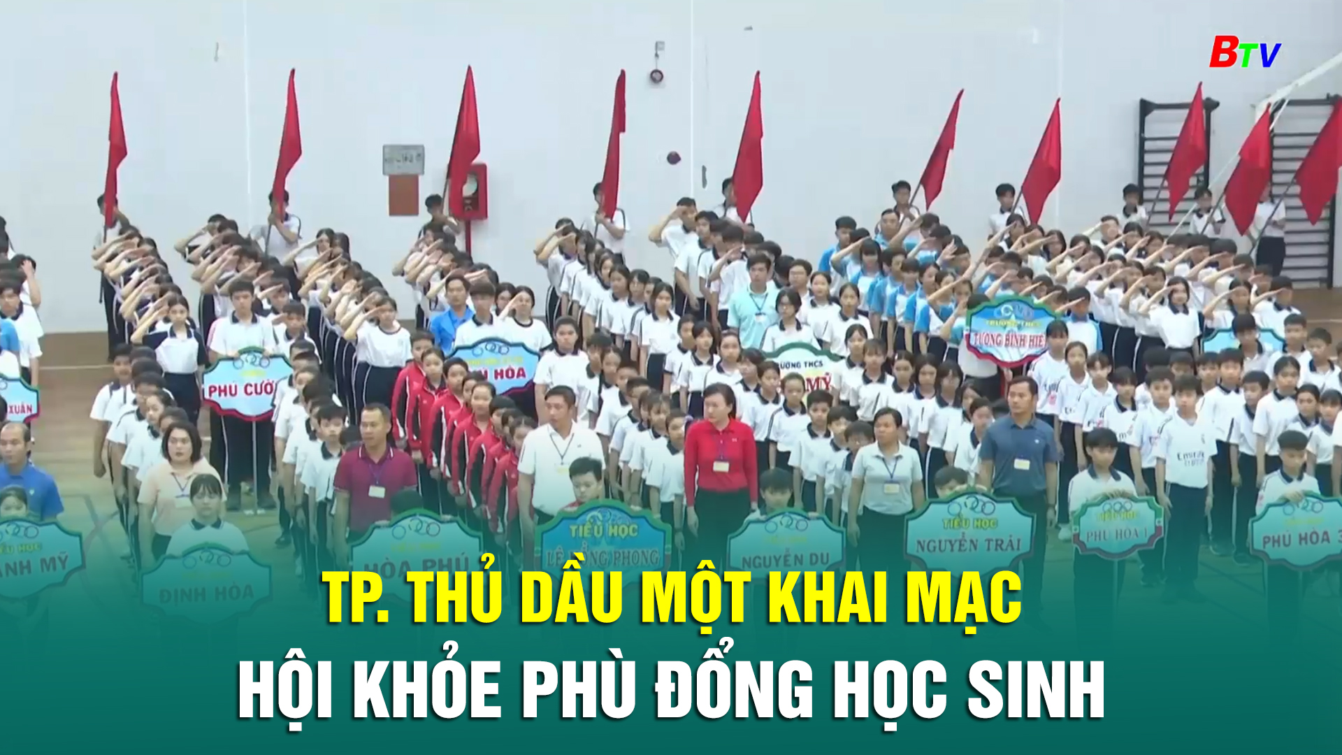 TP. Thủ Dầu Một khai mạc Hội khỏe Phù Đổng học sinh