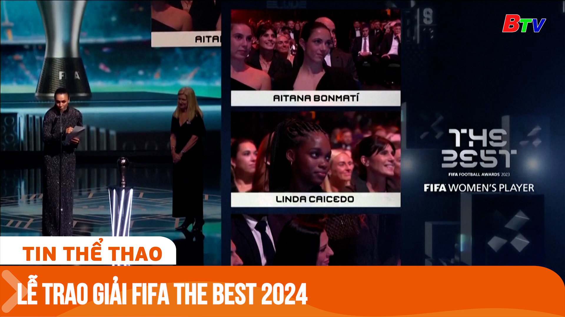 Lễ trao giải FIFA The Best 2024 | Tin Thể thao 24h