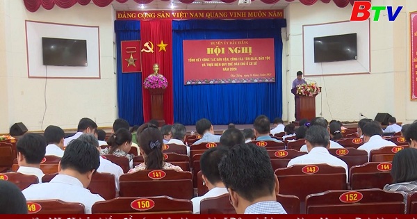 Dầu Tiếng triển khai nhiệm vụ công tác dân vận năm 2021