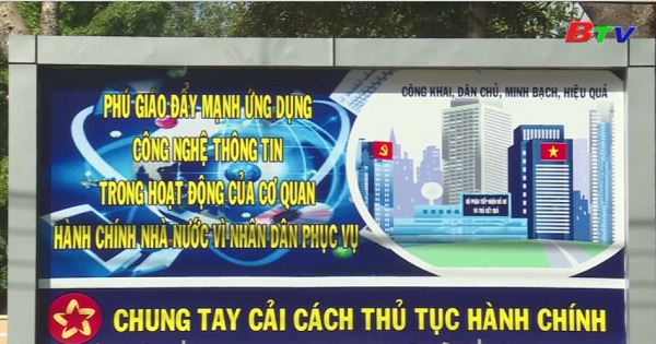 Phú Giáo nỗ lực cải cách hành chính