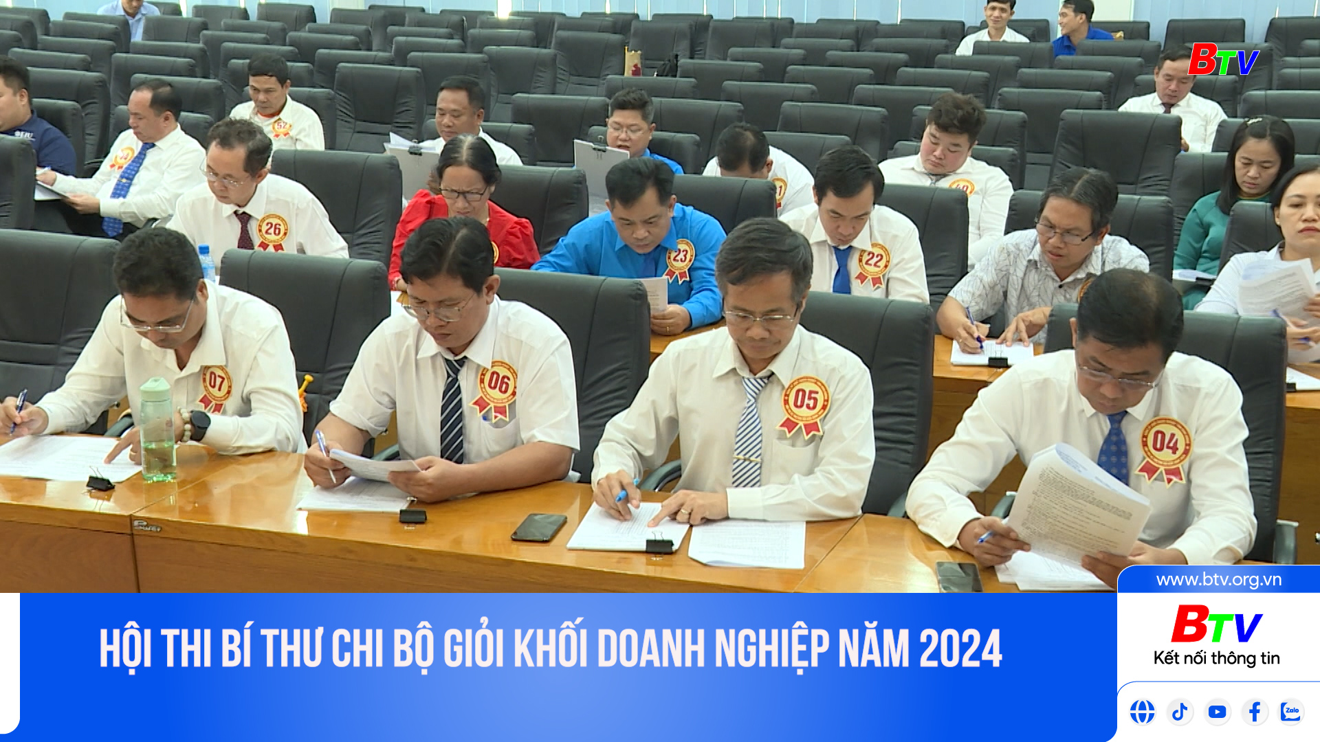 Hội thi Bí thư chi bộ giỏi khối doanh nghiệp năm 2024