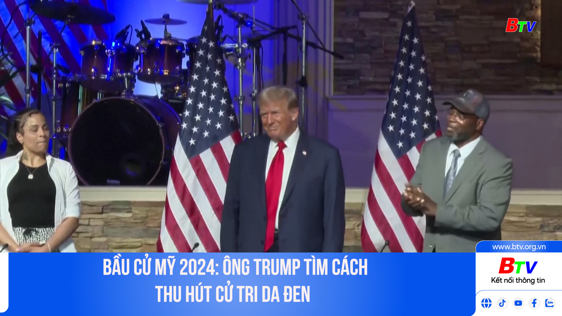 Bầu cử Mỹ 2024: Ông Trump tìm cách thu hút cử tri da đen