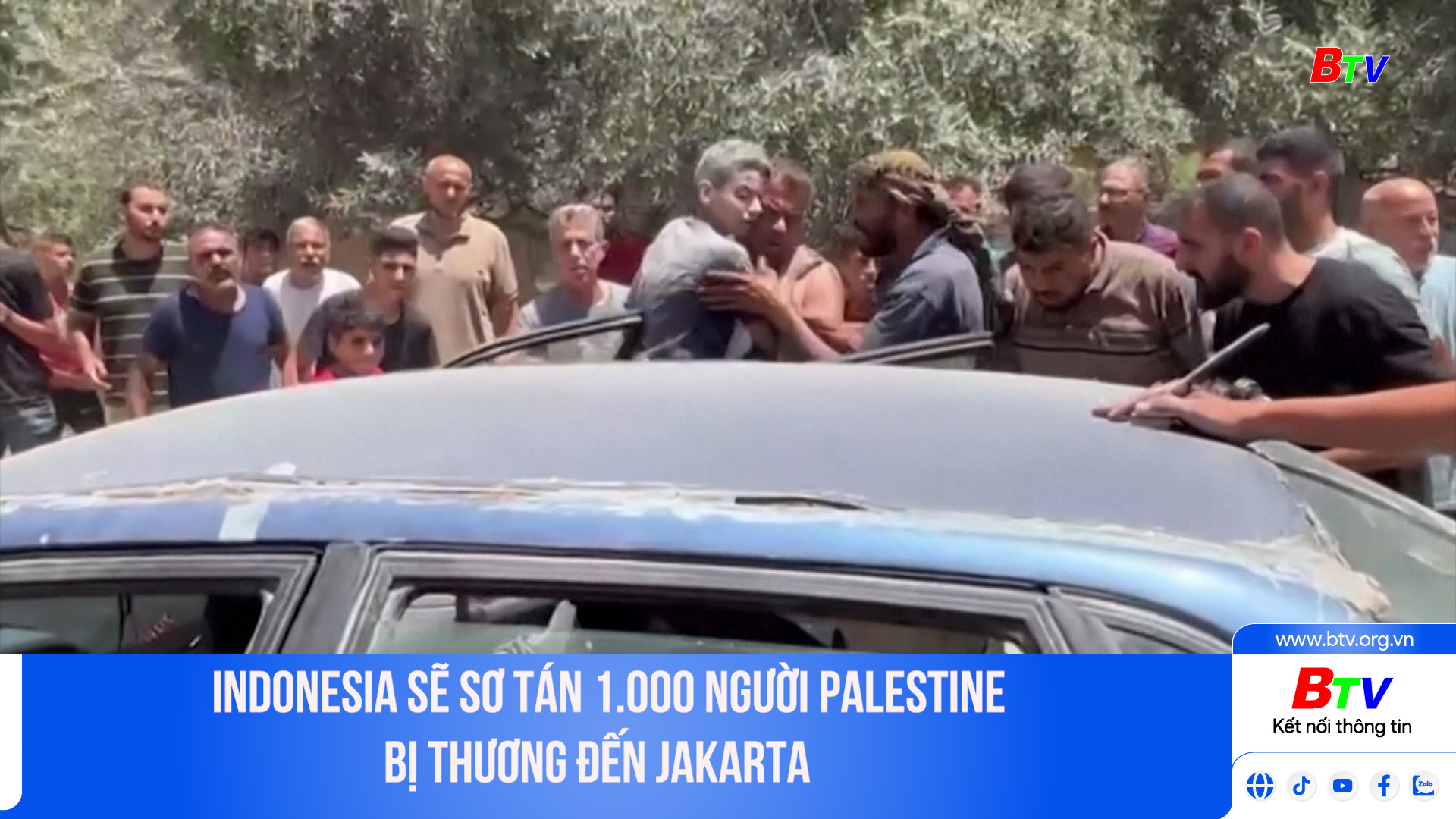 Indonesia sẽ sơ tán 1.000 người Palestine bị thương đến Jakarta