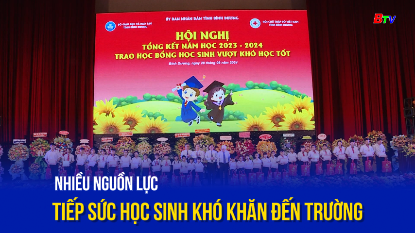 Nhiều nguồn lực tiếp sức học sinh khó khăn đến trường