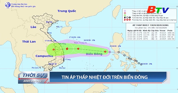 Tin áp thấp nhiệt đới trên biển Đông