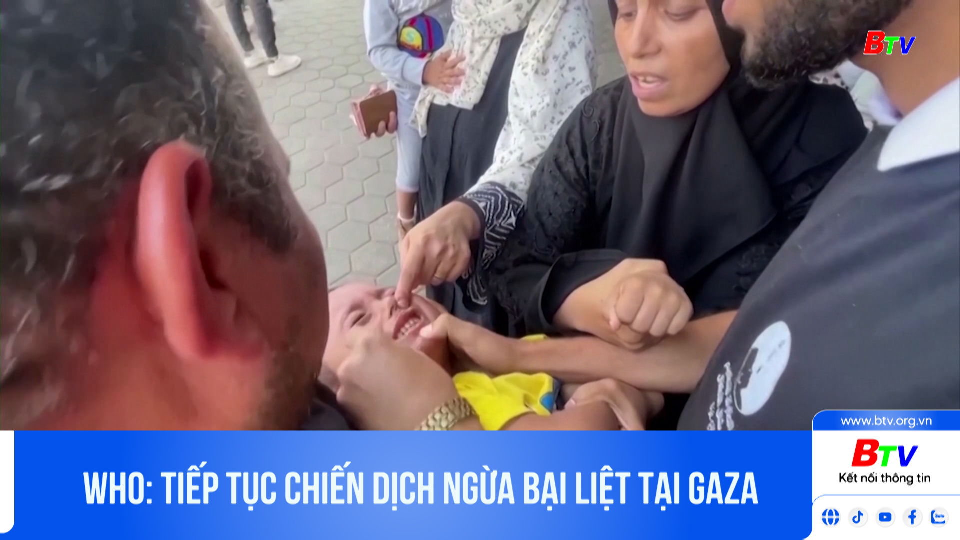 Who: Tiếp tục chiến dịch ngừa bại liệt tại Gaza