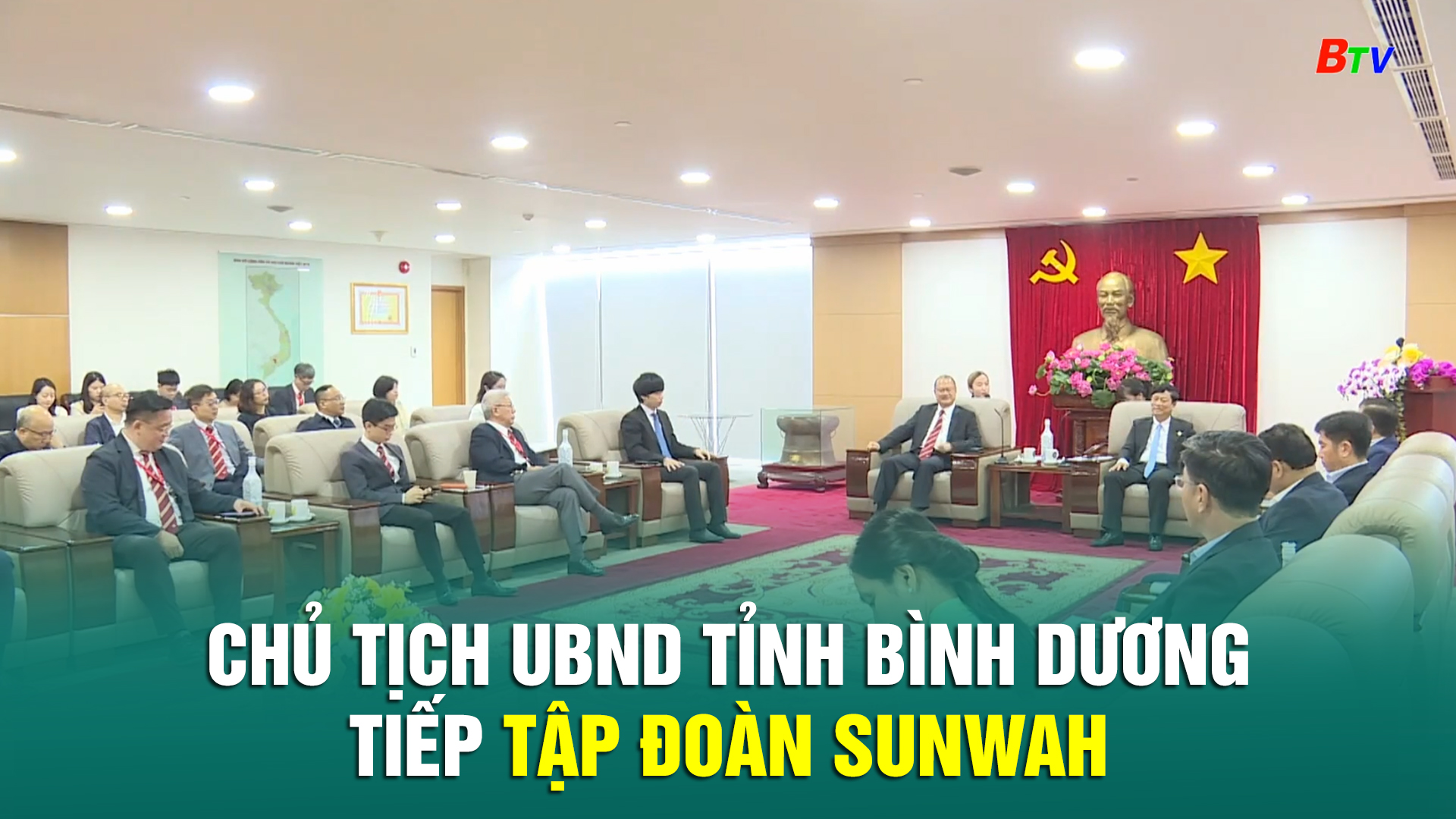 Chủ tịch UBND tỉnh Bình Dương tiếp tập đoàn Sunwah