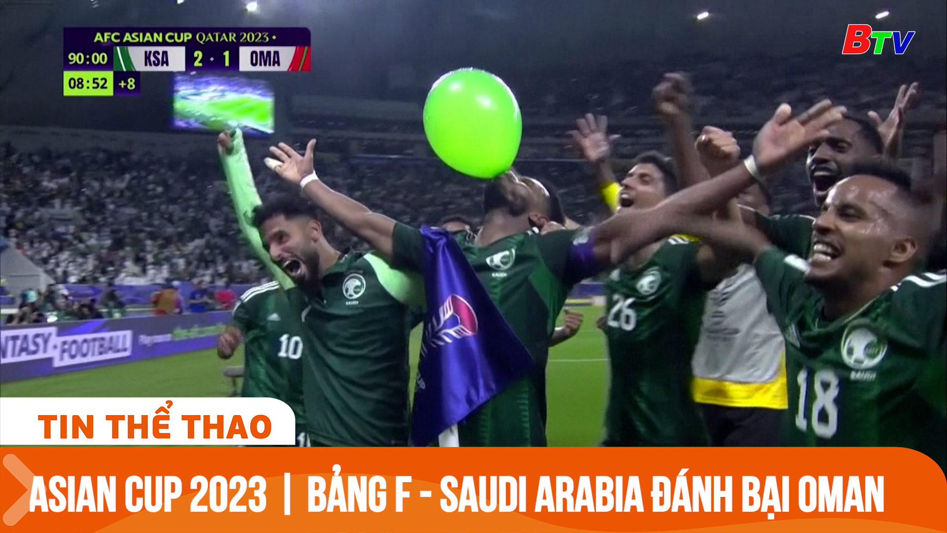 Asian Cup 2023 | Bảng F - Saudi Arabia đánh bại Oman | Tin Thể thao 24h