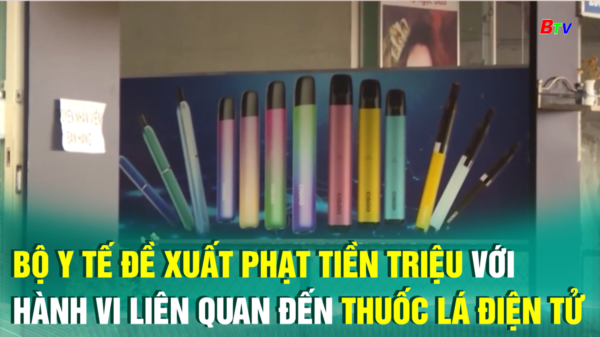 Bộ Y tế đề xuất phạt tiền triệu với hành vi liên quan đến thuốc lá điện tử