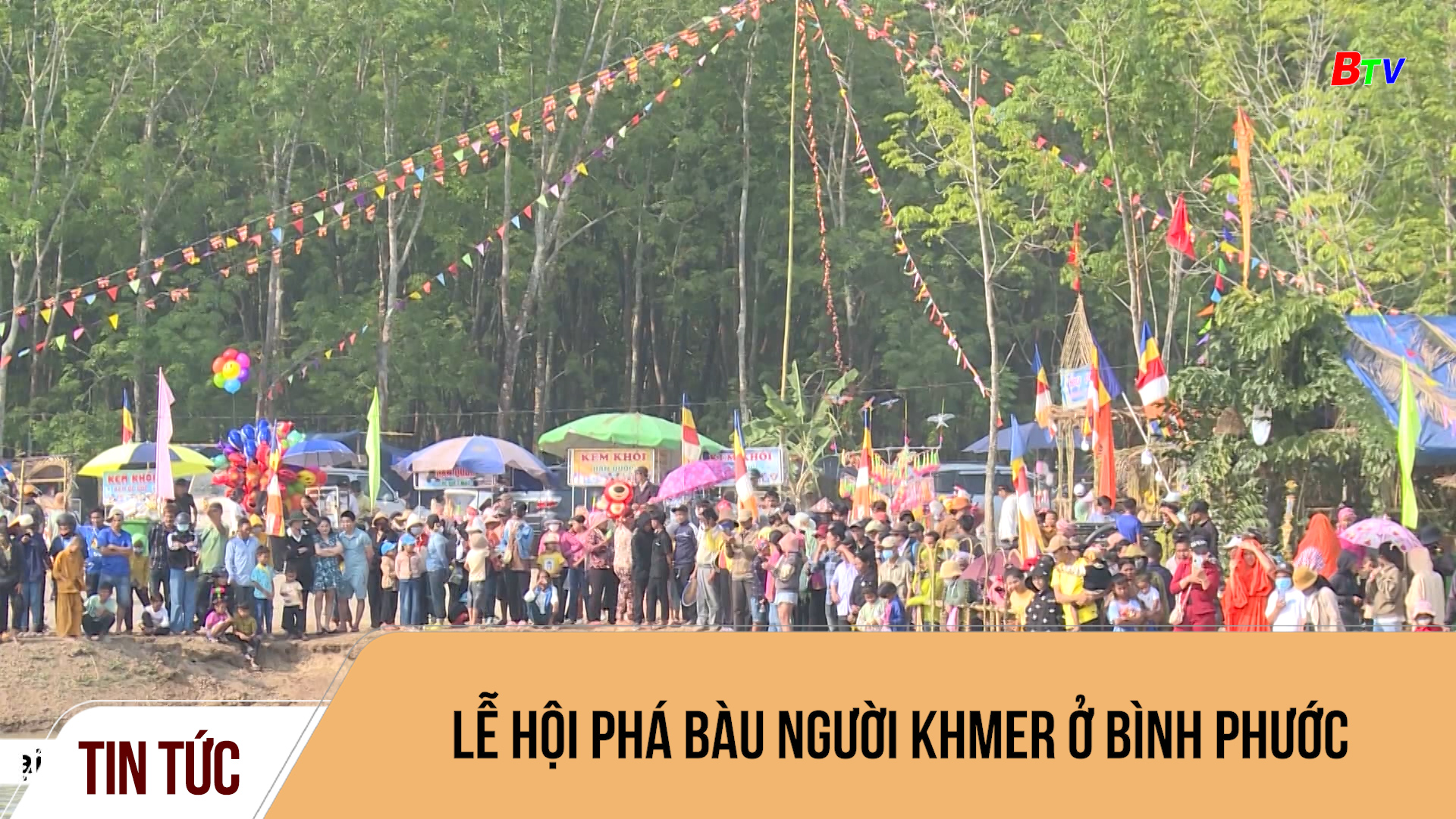 Lễ hội Phá Bàu người Khmer ở Bình Phước