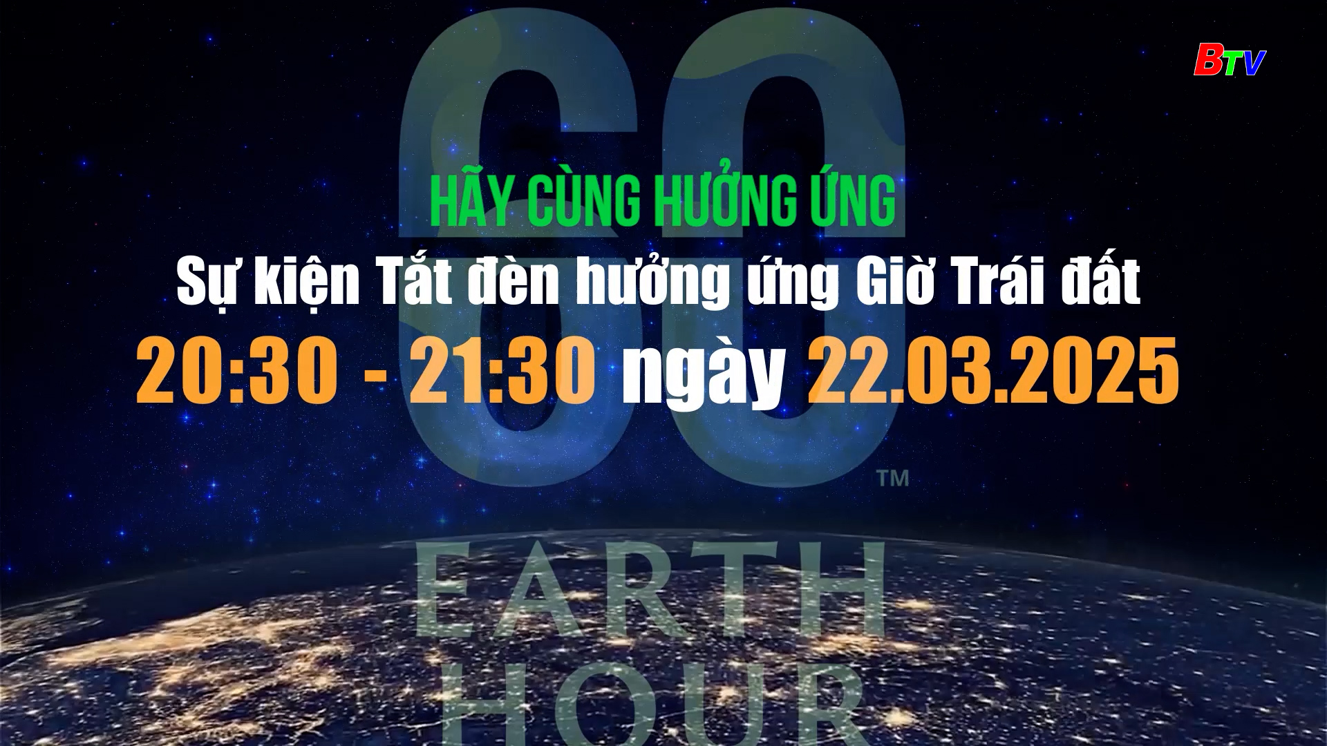 Hưởng ứng Giờ trái đất 2025