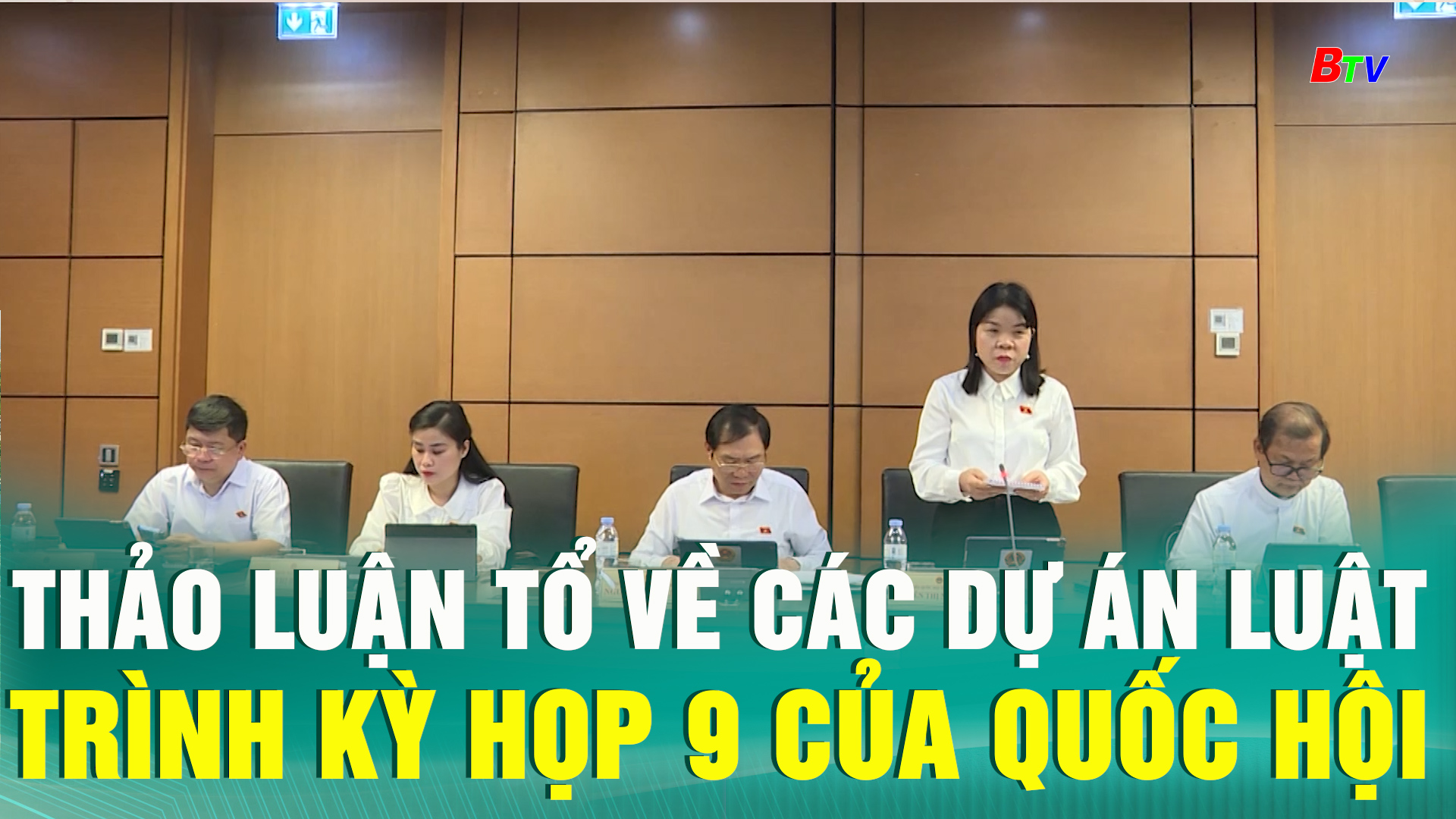 Thảo luận tổ về các dự án Luật trình kỳ họp 9 của Quốc hội