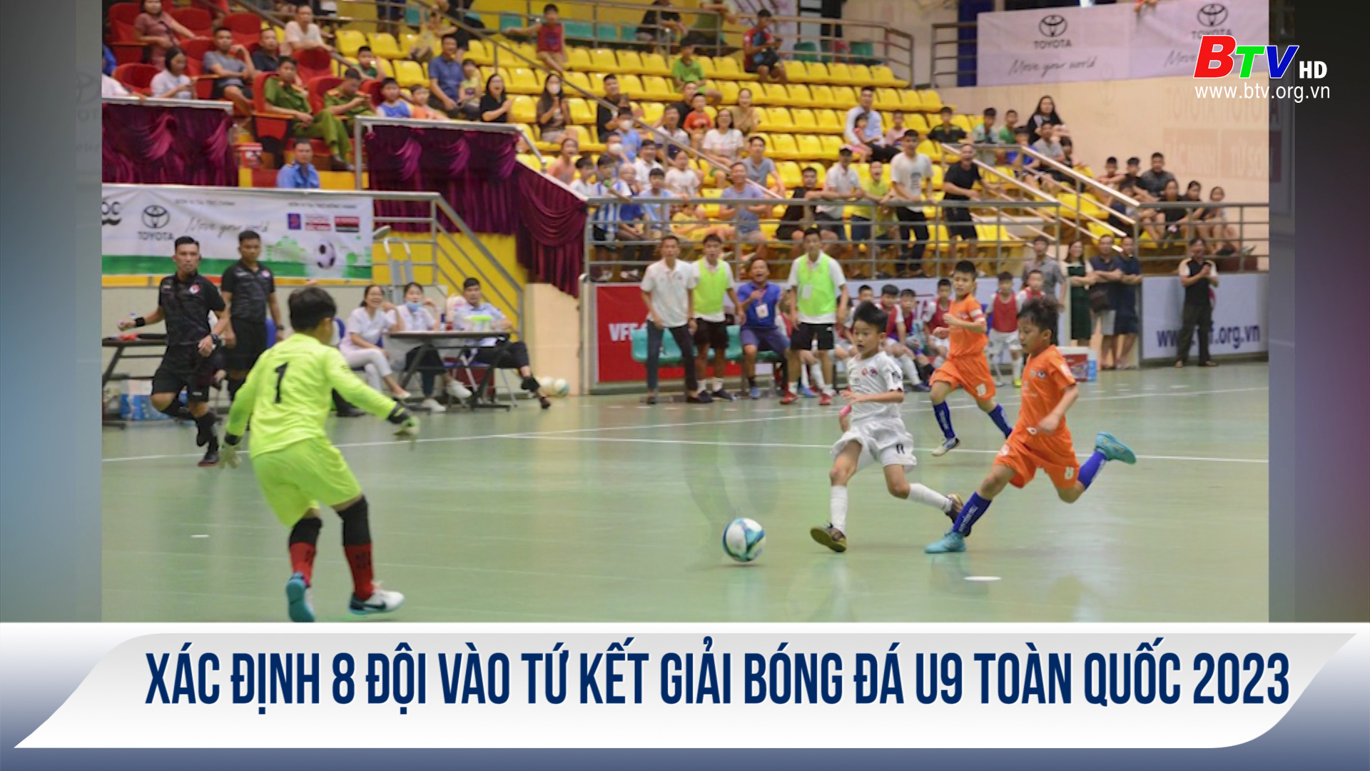 Xác định 8 đội vào tứ kết Giải bóng đá U9 toàn quốc 2023