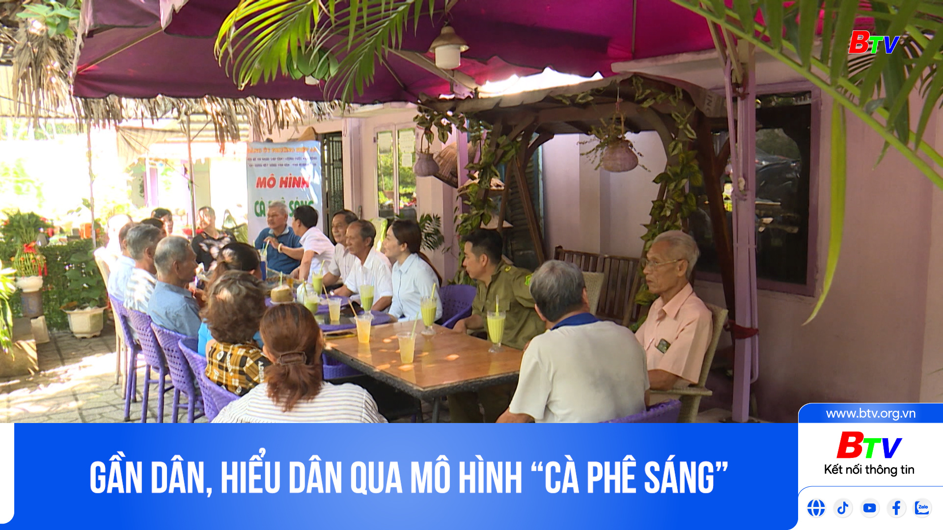 Gần dân, hiểu dân qua mô hình “Cà phê sáng”