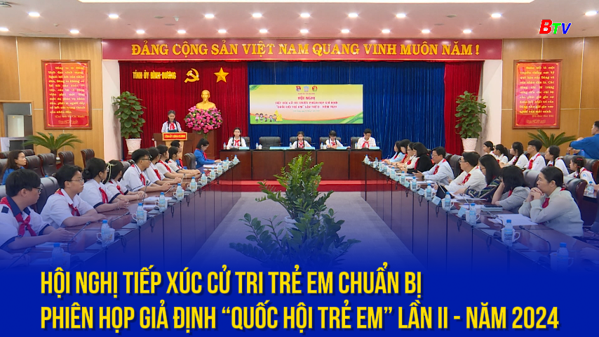 Hội nghị tiếp xúc cử tri trẻ em chuẩn bị Phiên họp giả định “Quốc hội trẻ em” lần II - năm 2024