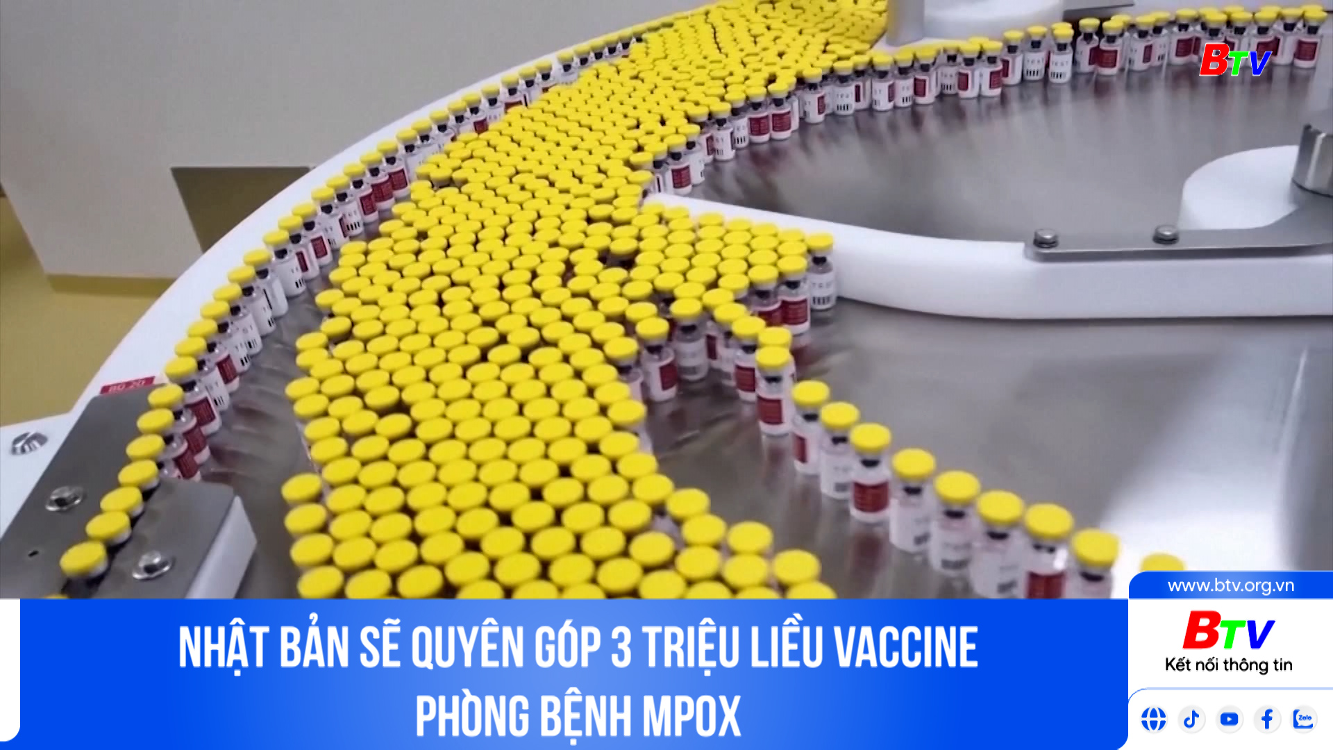 Nhật Bản sẽ quyên góp 3 triệu liều vaccine phòng bệnh mpox