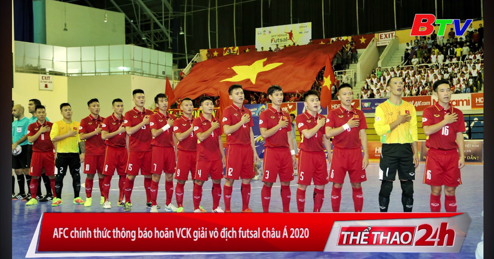 AFC chính thức thông báo hoãn Vòng chung kết Giải vô địch Futsal châu Á 2020