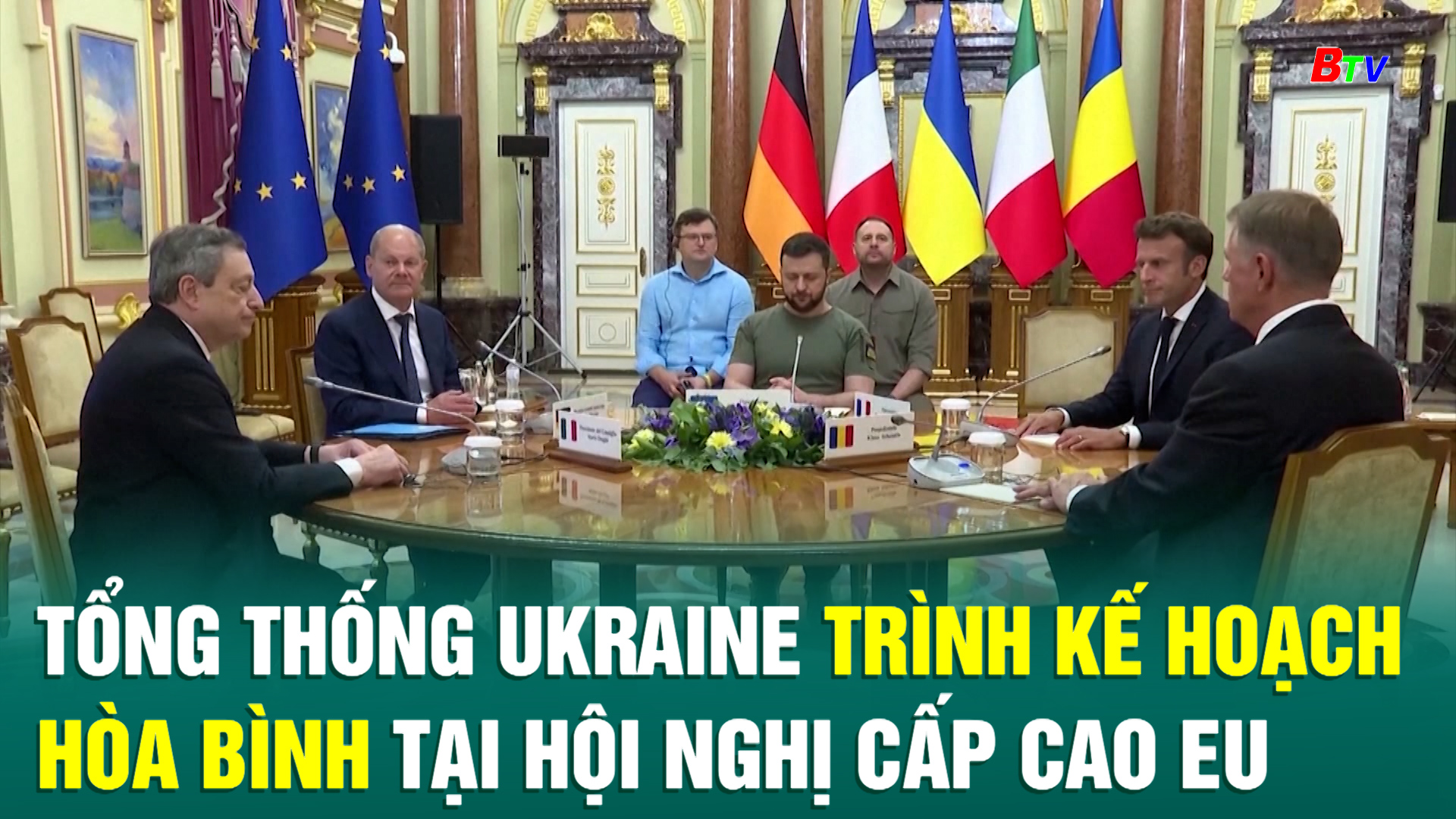 Tổng thống Ukraine trình kế hoạch hòa bình tại Hội nghị cấp cao EU