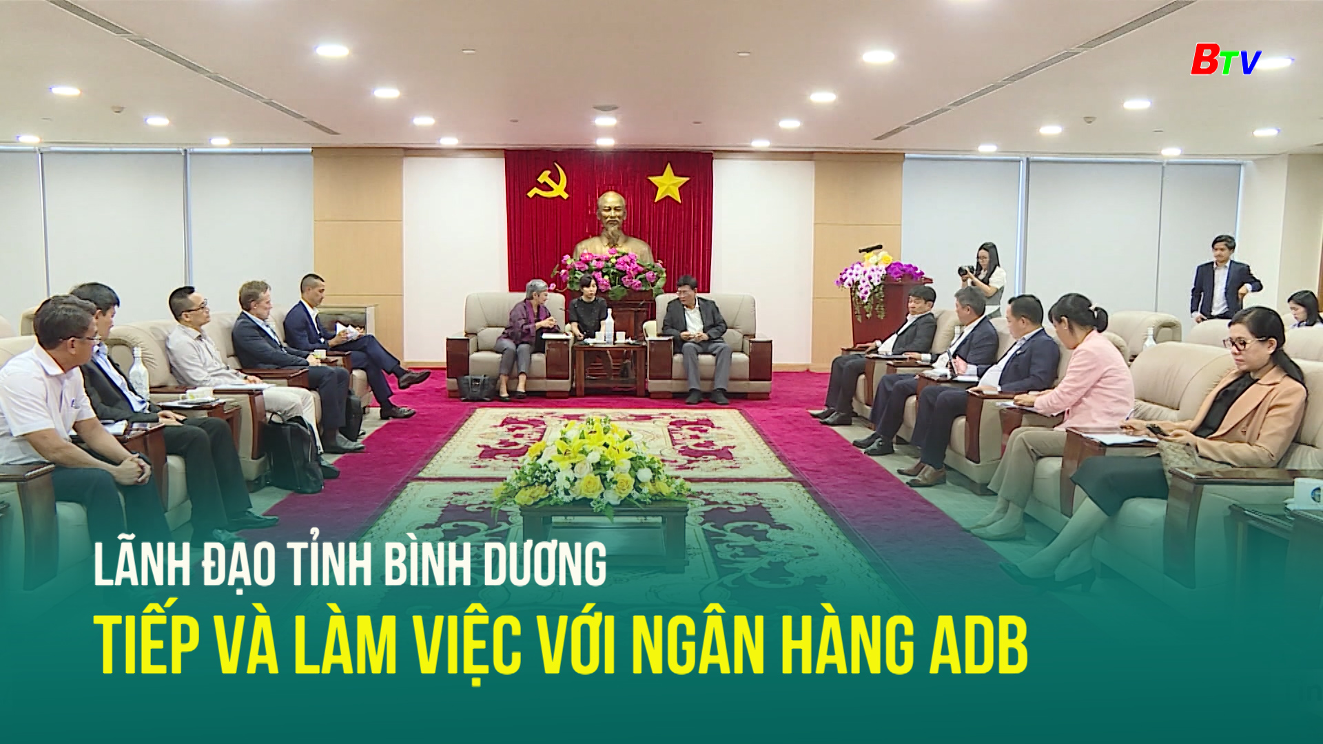 Lãnh đạo tỉnh Bình Dương tiếp và làm việc với Ngân hàng ADB