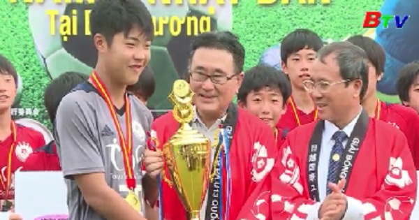 Giải bóng đá thiếu niên U13 Quốc tế Việt Nam - Nhật Bản kết thúc thành công tốt đẹp