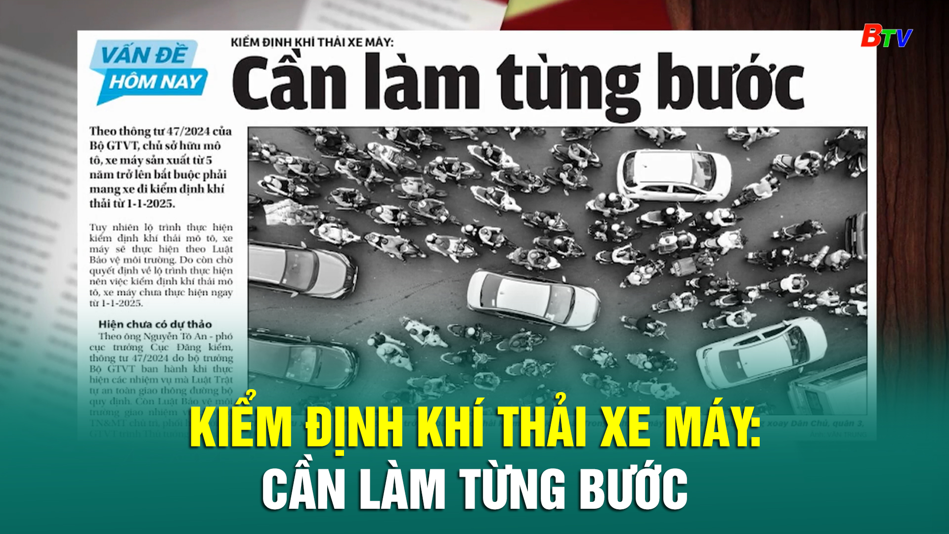 Kiểm định khí thải xe máy: Cần làm từng bước