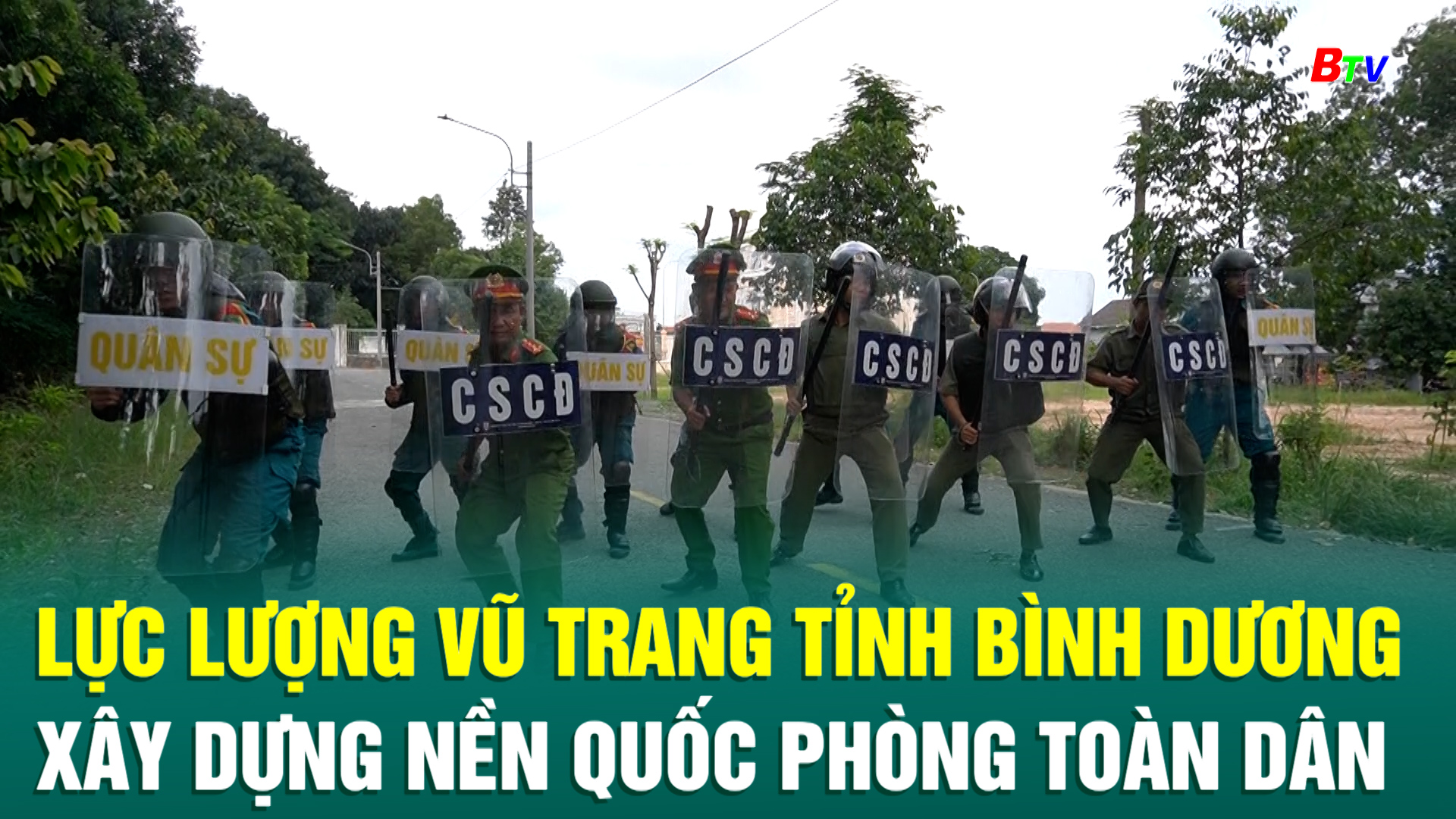 Lực lượng vũ trang tỉnh Bình Dương xây dựng nền quốc phòng toàn dân