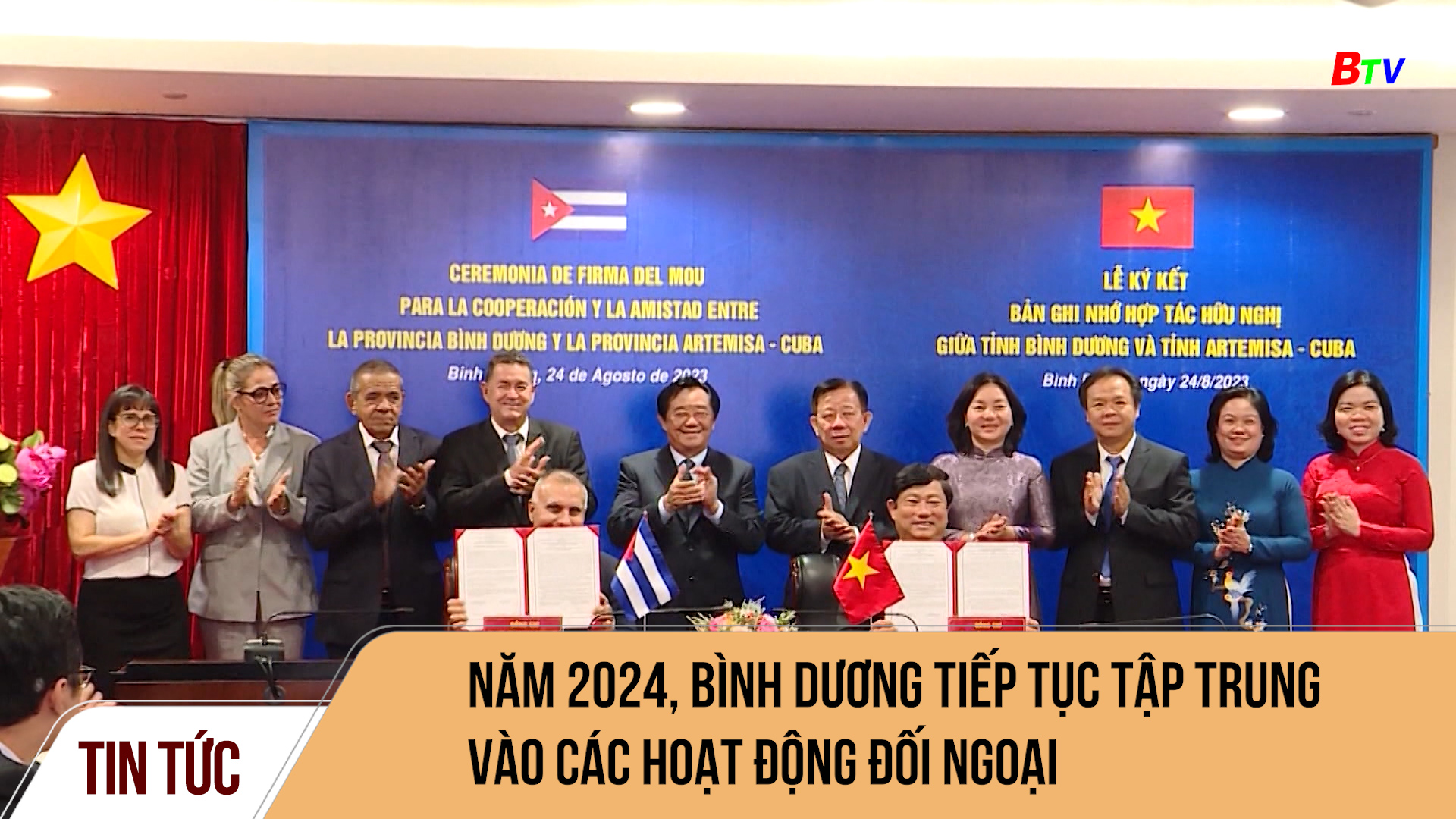 Năm 2024, Bình Dương tiếp tục tập trung vào các hoạt động đối ngoại 