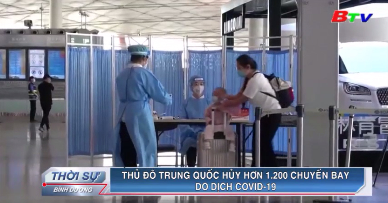 Thủ đô Trung Quốc hủy hơn 1.200 chuyến bay do dịch Covid-19
