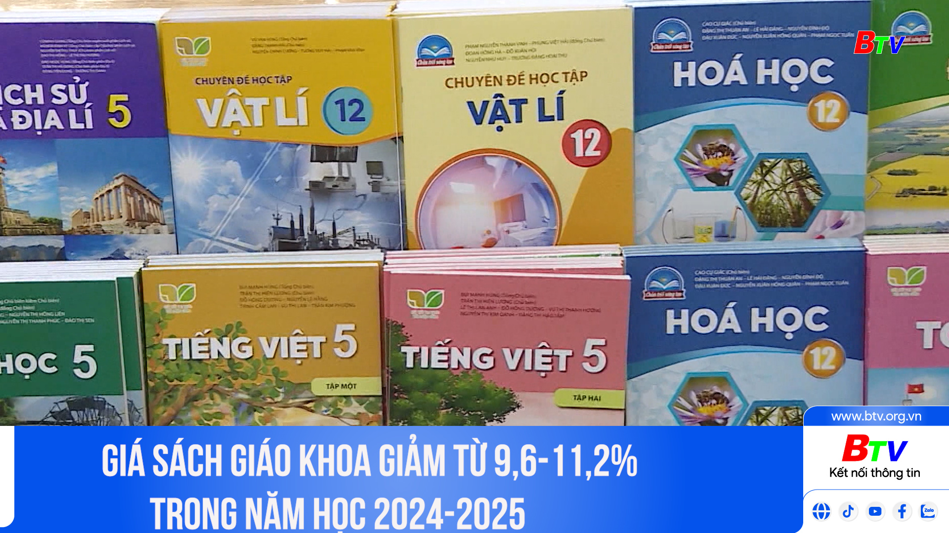 Giá sách giáo khoa giảm từ 9,6-11,2% trong năm học 2024-2025