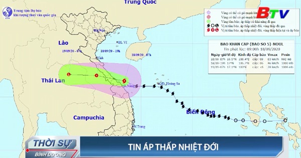 Tin áp thấp nhiệt đới