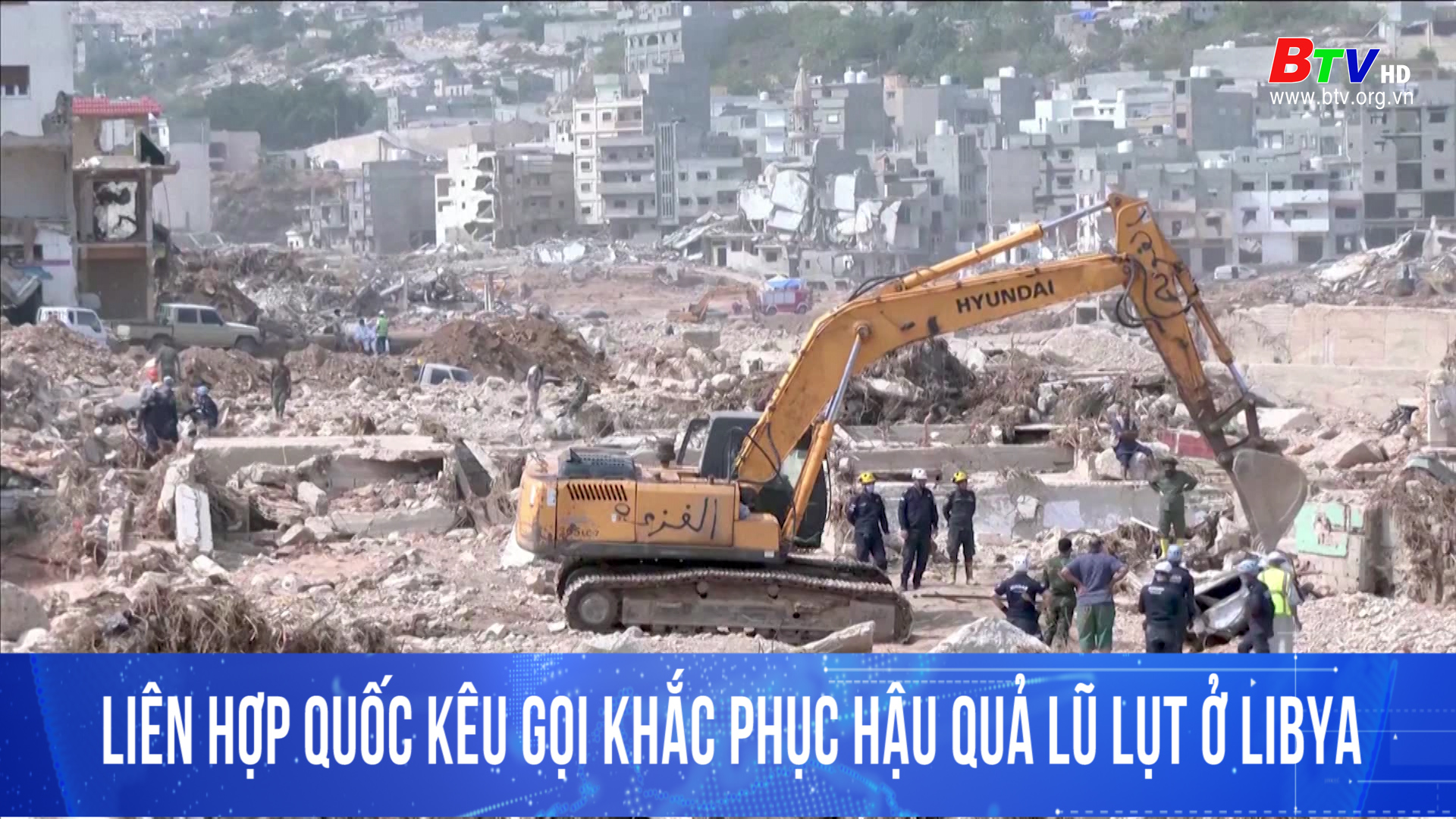 Liên hợp quốc kêu gọi khắc phục hậu quả lũ lụt ở Libya