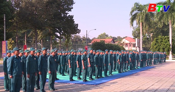 Bộ chỉ huy quân sự tỉnh Bình Dương ra mắt đội dân quân thường trực tỉnh Bình Dương