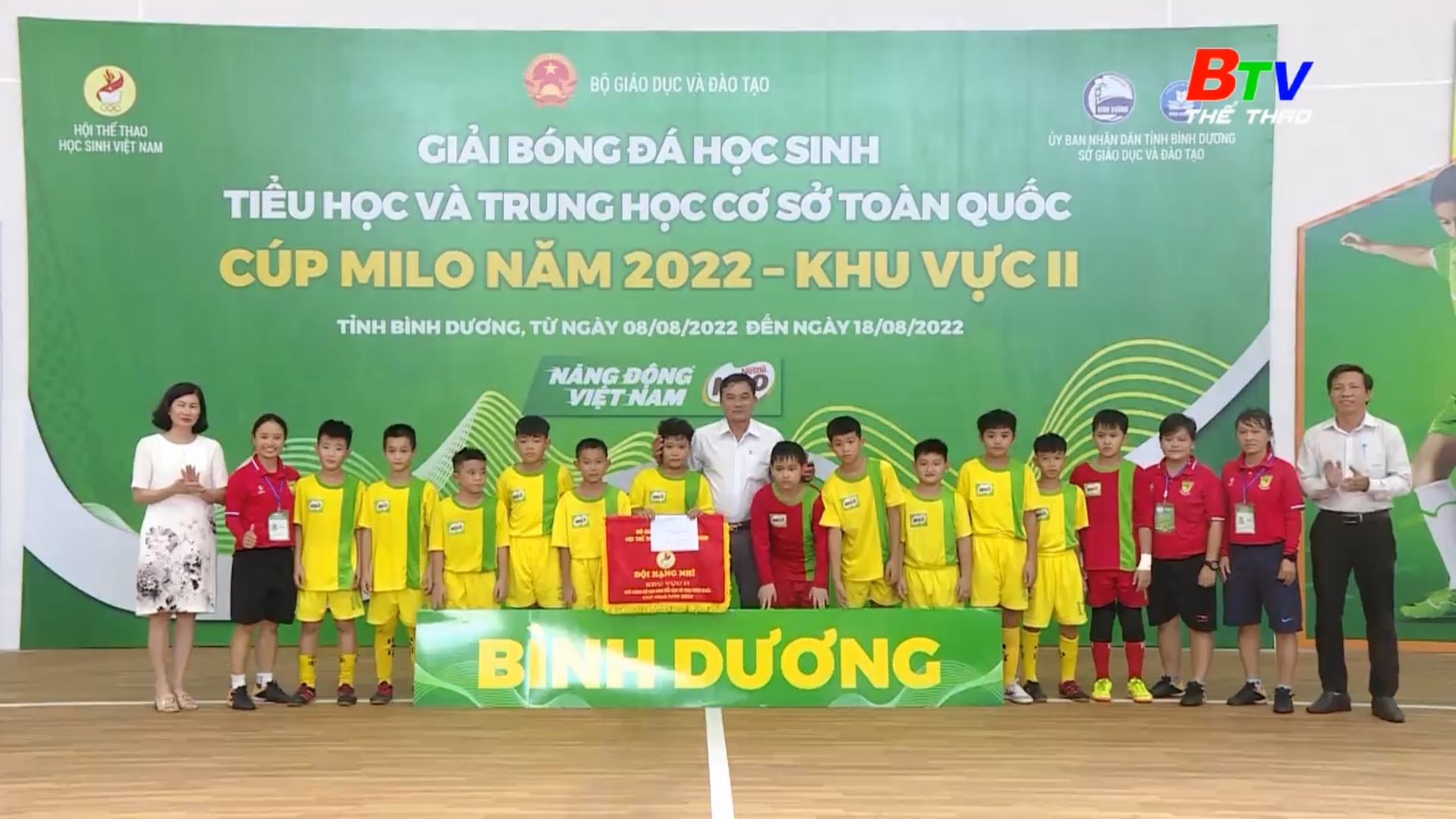 Bóng đá tiểu học Bình Dương vô địch Giải học sinh toàn quốc 2022
