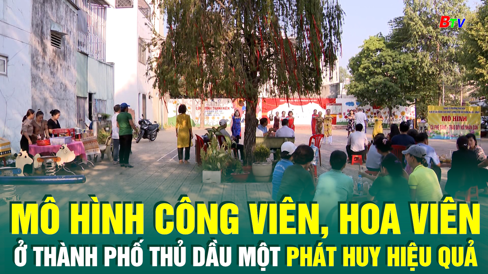 Mô hình công viên, hoa viên ở thành phố Thủ Dầu Một phát huy hiệu quả