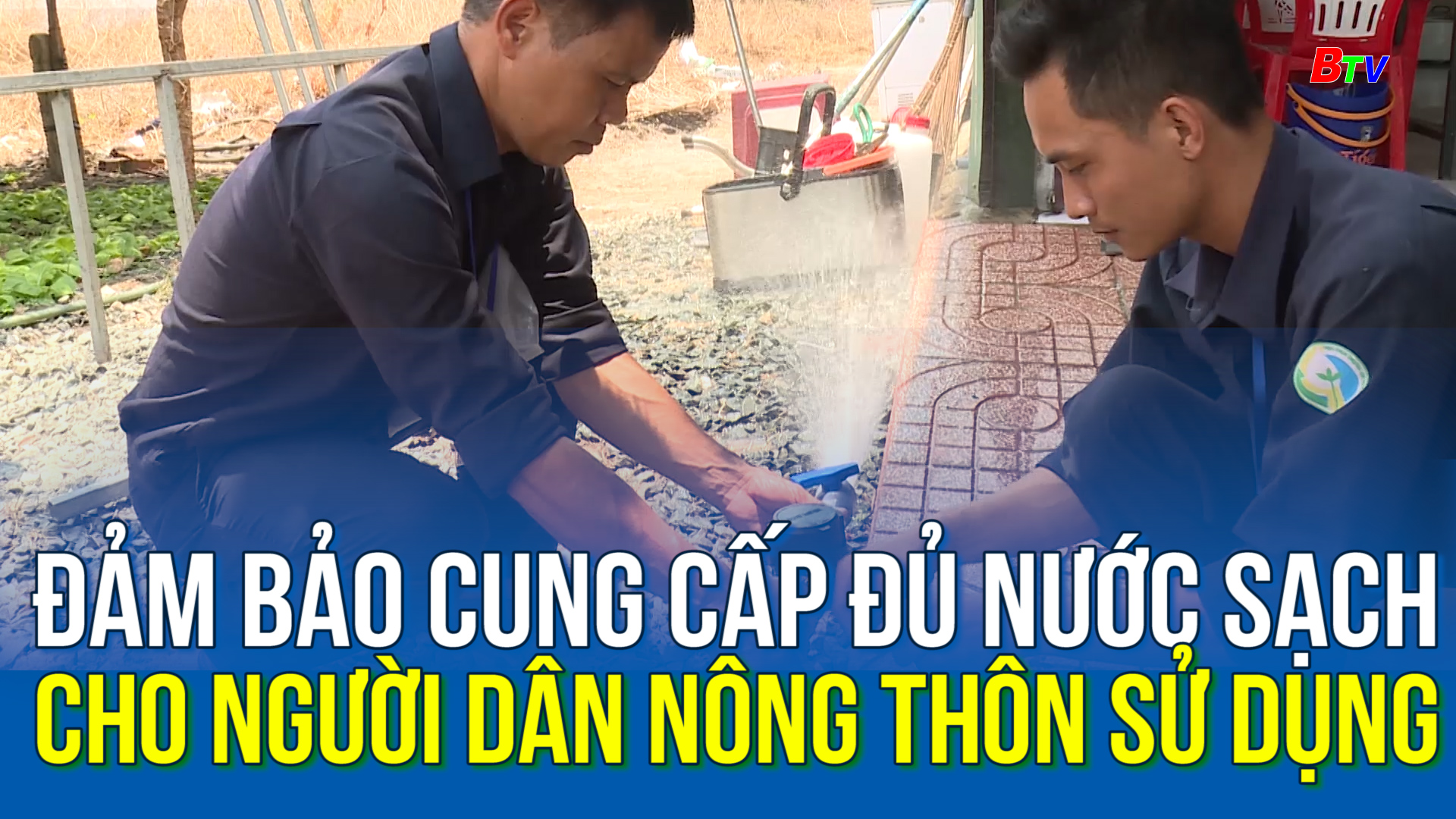 Đảm bảo cung cấp đủ nước sạch cho người dân nông thôn sử dụng