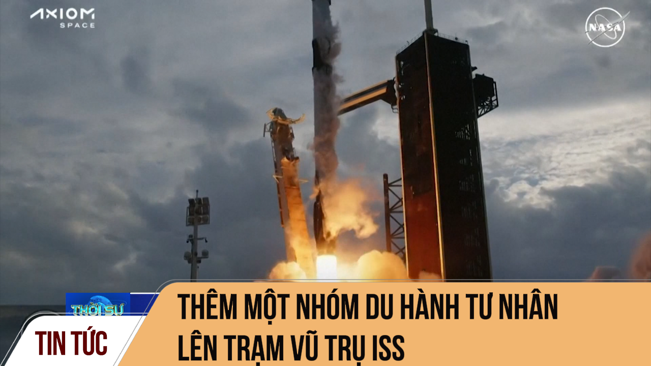 Thêm một nhóm du hành tư nhân lên trạm vũ trụ ISS