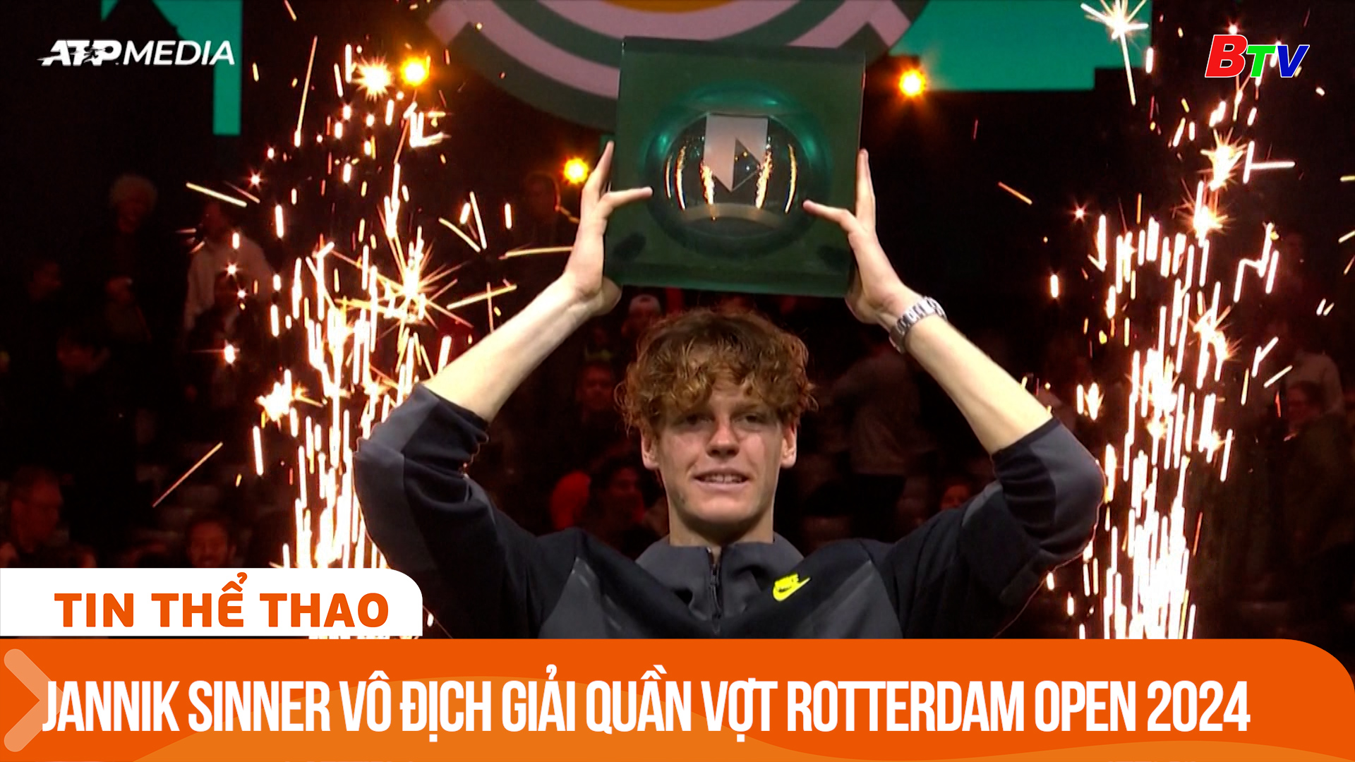 Jannik Sinner vô địch Giải quần vợt Rotterdam Open 2024  | Tin Thể thao 24h