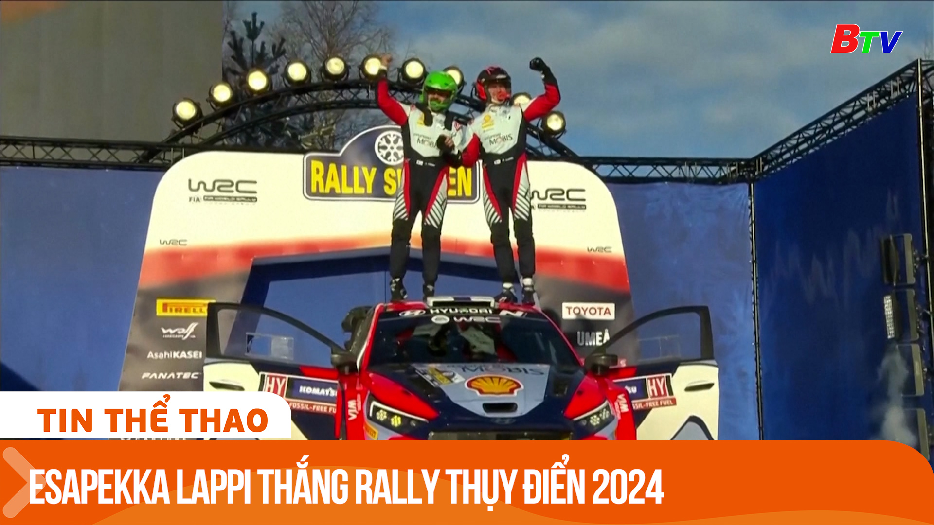 Esapekka Lappi thắng Rally Thụy Điển 2024 | Tin Thể thao 24h