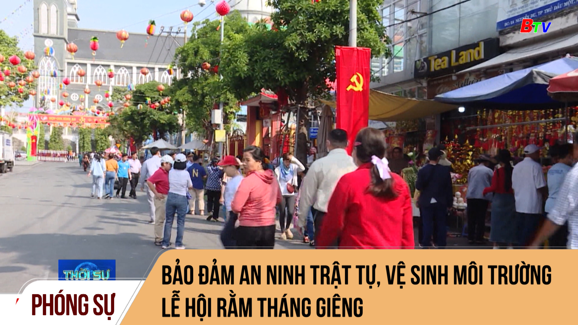 Bảo đảm an ninh trật tự, vệ sinh môi trường Lễ hội Rằm tháng giêng