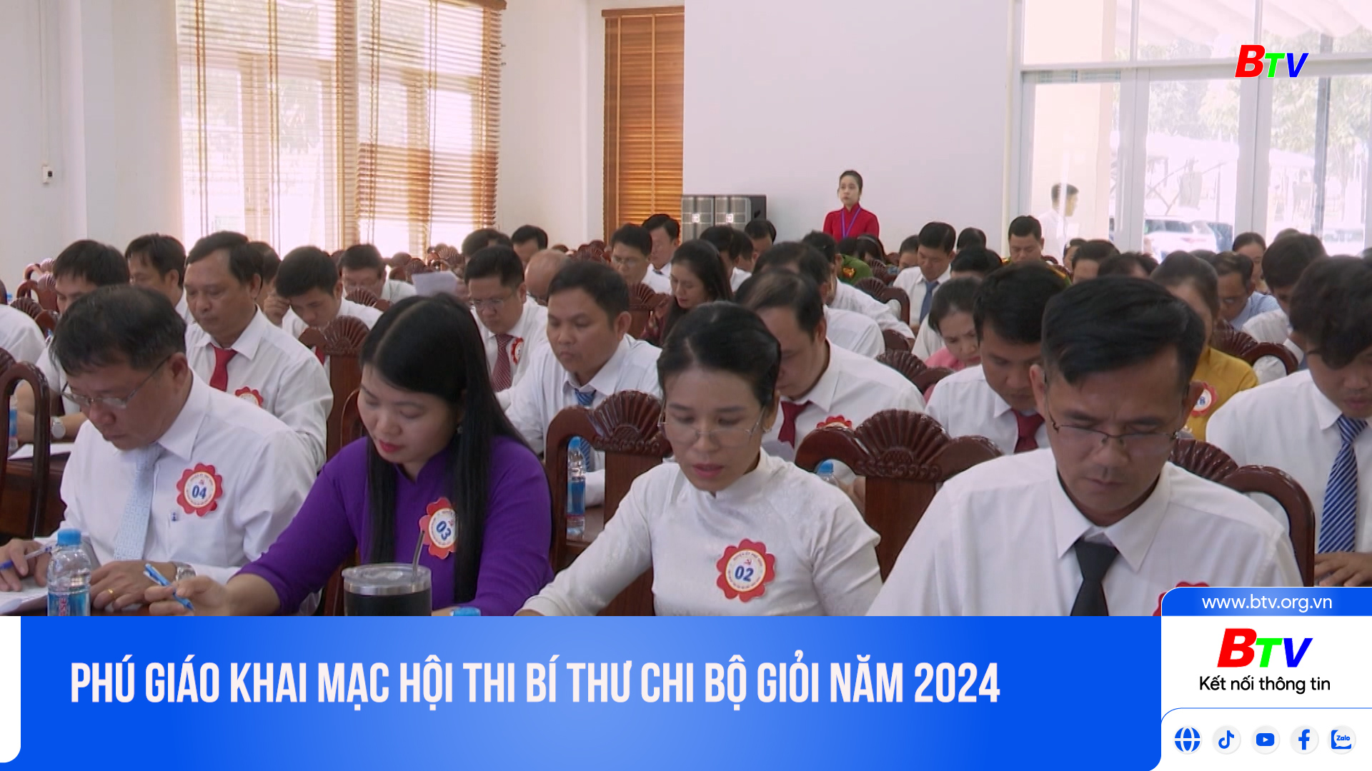 Phú Giáo khai mạc Hội thi Bí thư chi bộ giỏi năm 2024