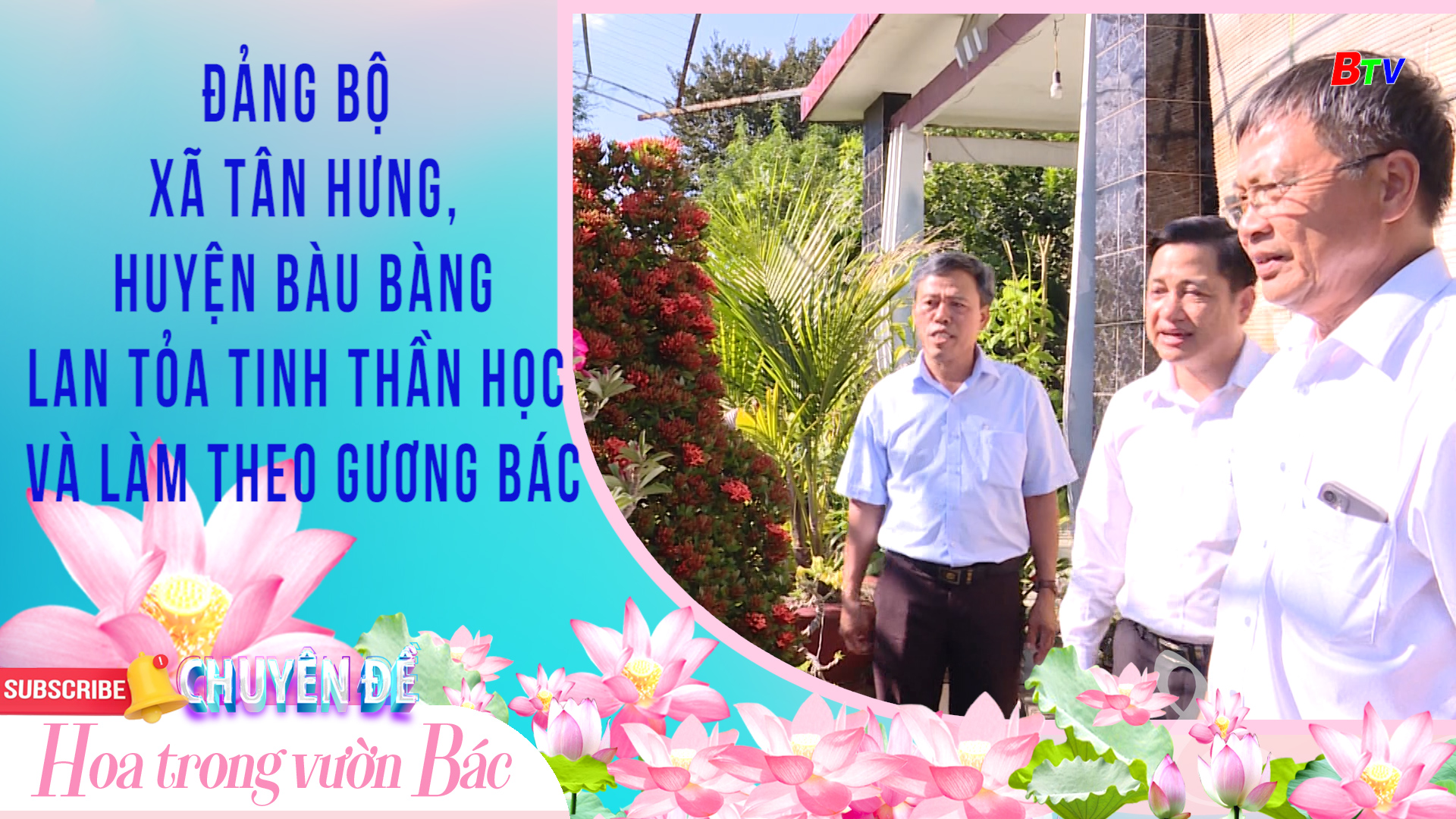Đảng bộ xã Tân Hưng, huyện Bàu Bàng lan tỏa tinh thần học và làm theo gương Bác