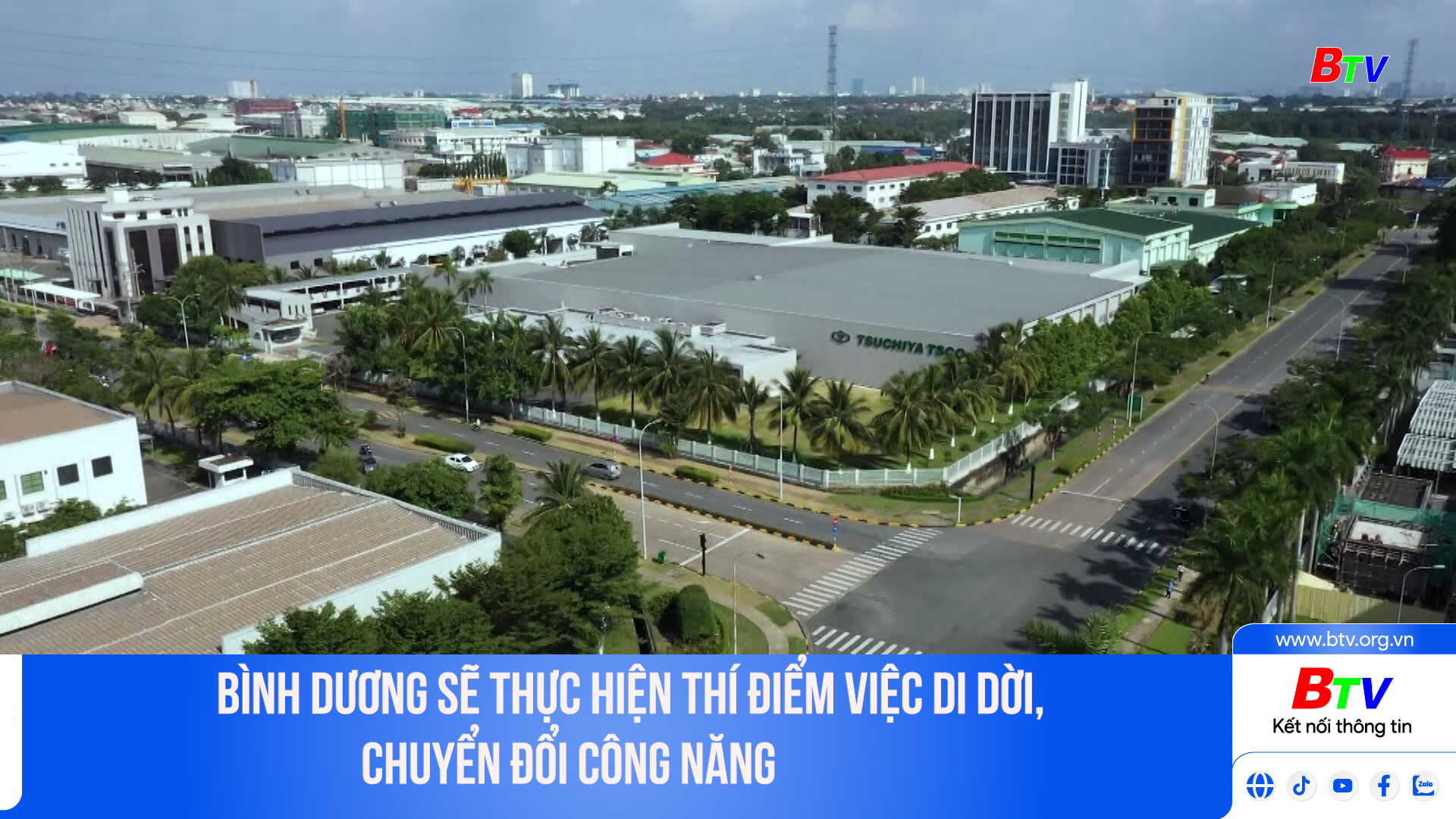 Bình Dương sẽ thực hiện thí điểm việc di dời, chuyển đổi công năng